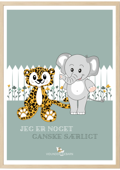 Børneplakat der styrker selvværdet