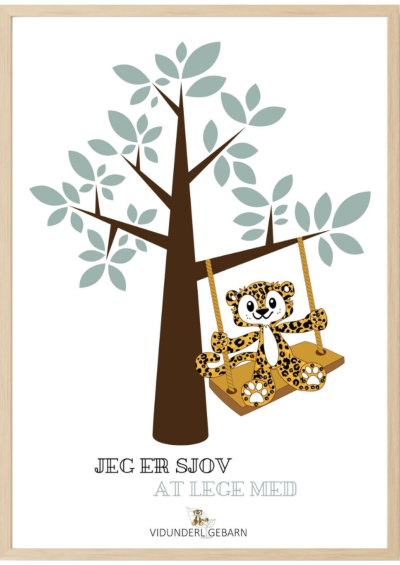 Børneplakat der styrker selvværdet