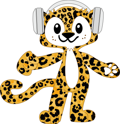 Leo m høretlf u baggrund