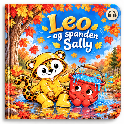 Leo - og spanden Sally (bogcover)